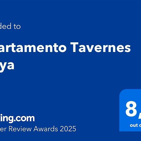Apartamento Tavernes Playa Tavernes de Valldigna Exteriér fotografie
